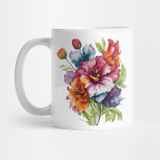 Colorful flower watercolor Mug